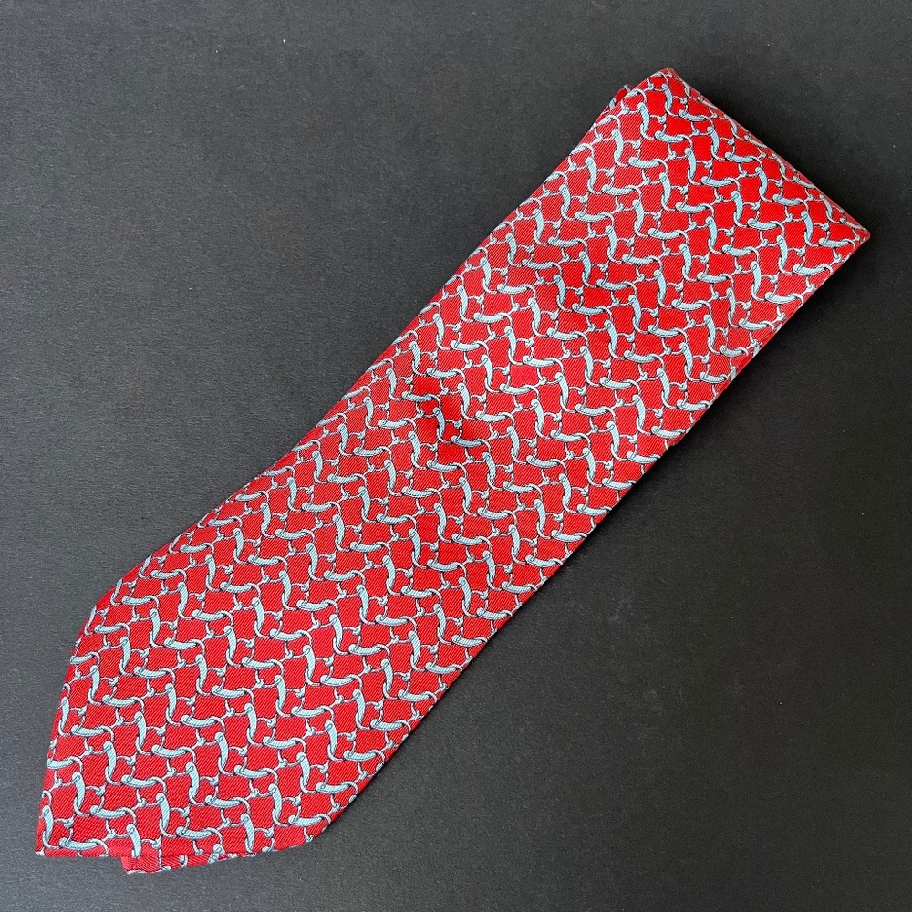 Hermes 100% Silk Tie